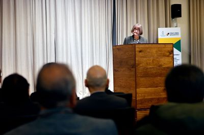 La actividad, organizada por la Facultad de Gobierno de la Universidad de Chile, contó con la presencia de la Rectora Rosa Devés. 